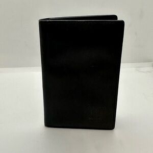 Dunhill Black Leather Wallet Minimalist Design
